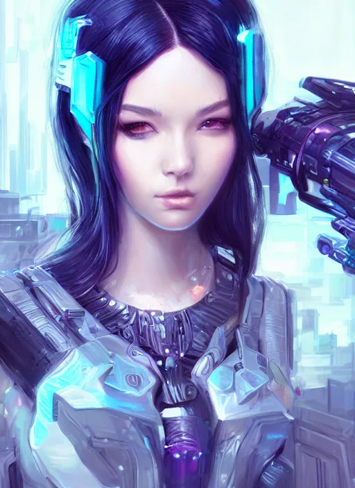 Image similar to teen elf, cyberpunk, black hair, gorgeous, amazing, elegant, intricate, highly detailed, digital painting, artstation, concept art, sharp focus, illustration, art by ross tran