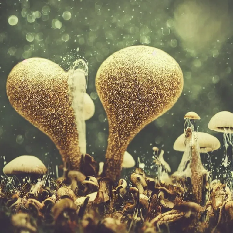 Image similar to double exposure of love, symbols of live, explosion, love is the most relevant theme, love is infinity, love is begin of all, 8 k resolution, artistic mode, artistic, trending on instagram, long exposure, love art, serious, fantasy and dreams vibes, mushrooms style and macro style, spawn, spruce vibes