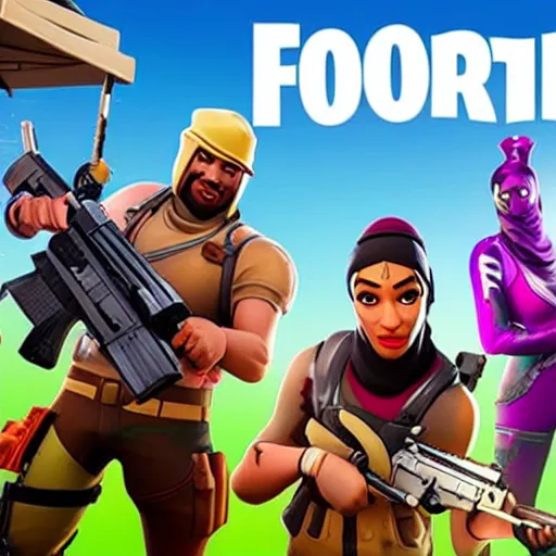 Image similar to hamood in fortnite