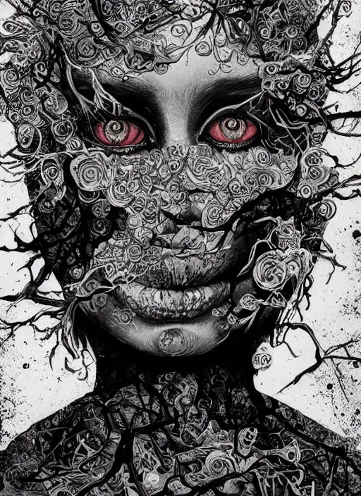 Prompt: Chaos goddess painting by Dan Hillier, trending on artstation, artstationHD, artstationHQ, 4k, 8k