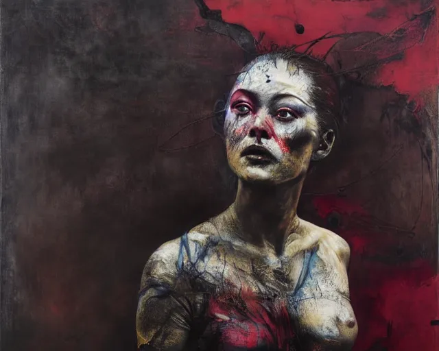 Prompt: eternal eclipse, a brutalist designed, rich deep colours, painted by guy denning, francis bacon, yoshitaka amano, sebastiao salgado, julia margaret cameron, adrian ghenie, james jean and petra cortright, part by gerhard richter, part by takato yamamoto. 8 k masterpiece.