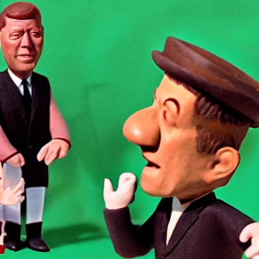 Prompt: claymation assassination of jfk