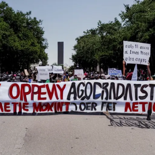 Image similar to protest agains the government in houston tx