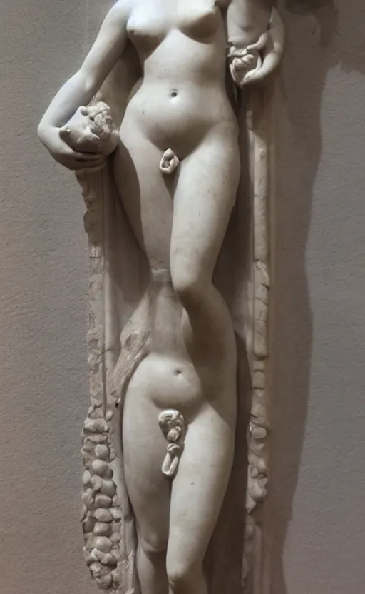 Prompt: photo of la venus of milo sculpture