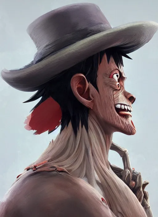 Monkey D Luffy As a Real Person Frontlight FullHD Warm · Creative Fabrica