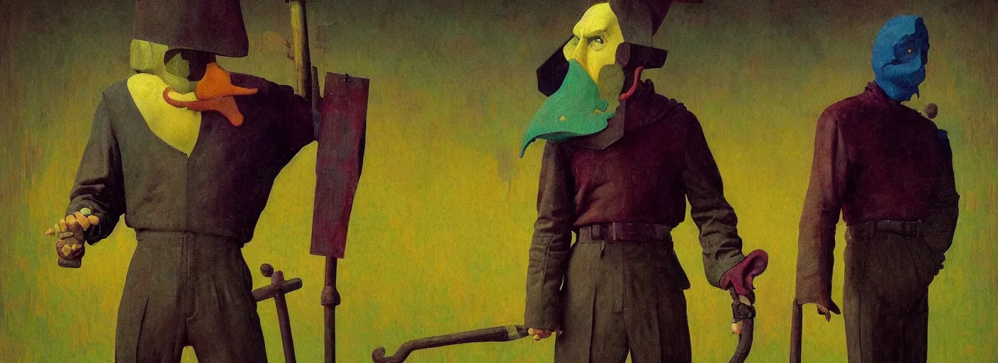 Image similar to full - body portrait surreal colorful clay fighting artstation rpg gentleman character concept art anatomy, action pose, very coherent and colorful high contrast masterpiece by norman rockwell franz sedlacek hieronymus bosch dean ellis simon stalenhag rene magritte gediminas pranckevicius, dark shadows, sunny day, hard lighting, reference sheet white! background