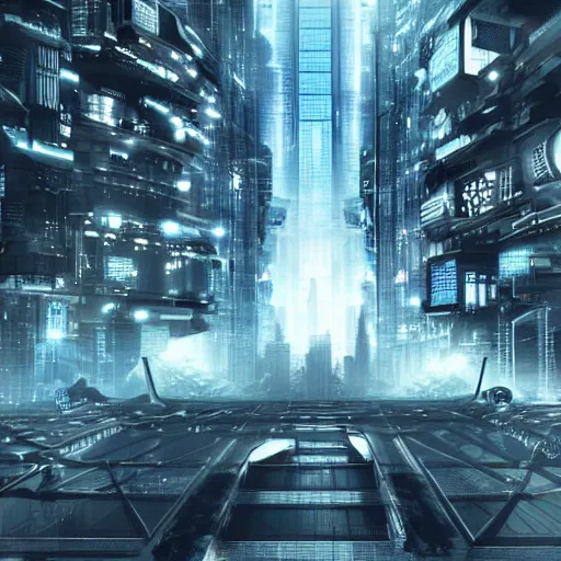 a futuristic city underground, cyberpunk, empty, | Stable Diffusion ...