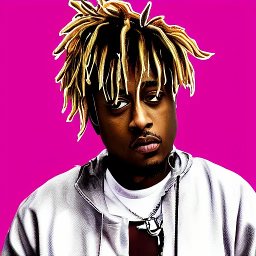 Prompt: juice wrld holding up a knife digital art 4 k the detailed super realistic