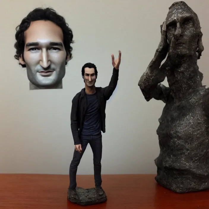 Prompt: jason silva figure