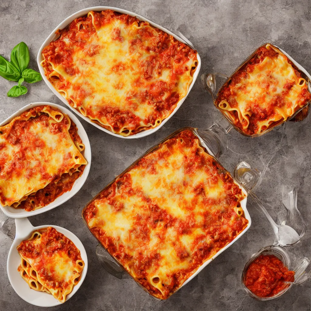 Prompt: lasagne pasta texture, 4k