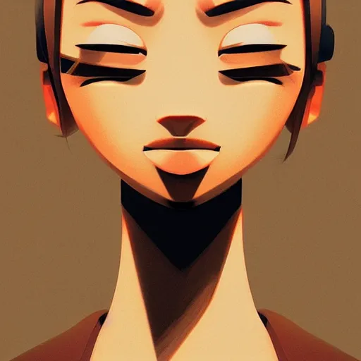 Image similar to face icon stylized minimalist nintendo 3 ds, loftis, cory behance hd by jesper ejsing, by rhads, makoto shinkai and lois van baarle, ilya kuvshinov, rossdraws global illumination