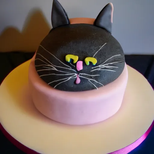SC002 - Kitty Birthday Cake - Cake Park