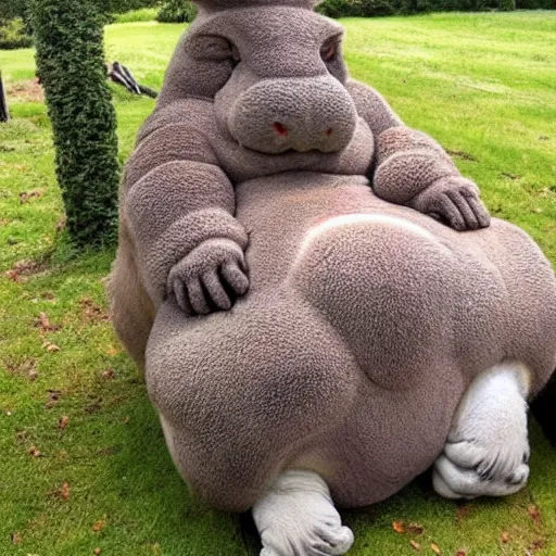 Image similar to a big chungus fungus among us