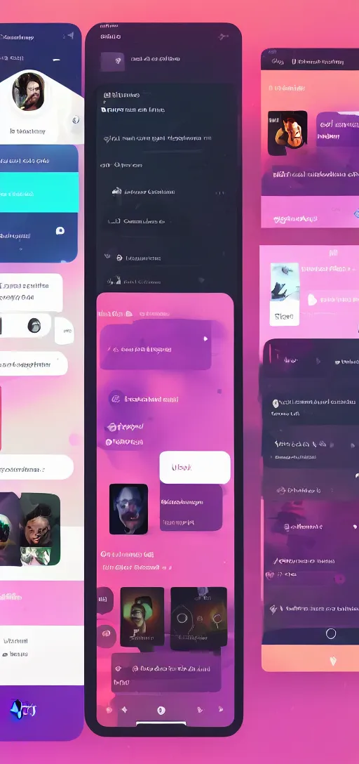 Prompt: the user interface of an app that allows groups to easily access vcf files for contact sharing, trending on dribbble, artstation, behance. made in figma, ux, graphic design, user experience design, cuberto, ios