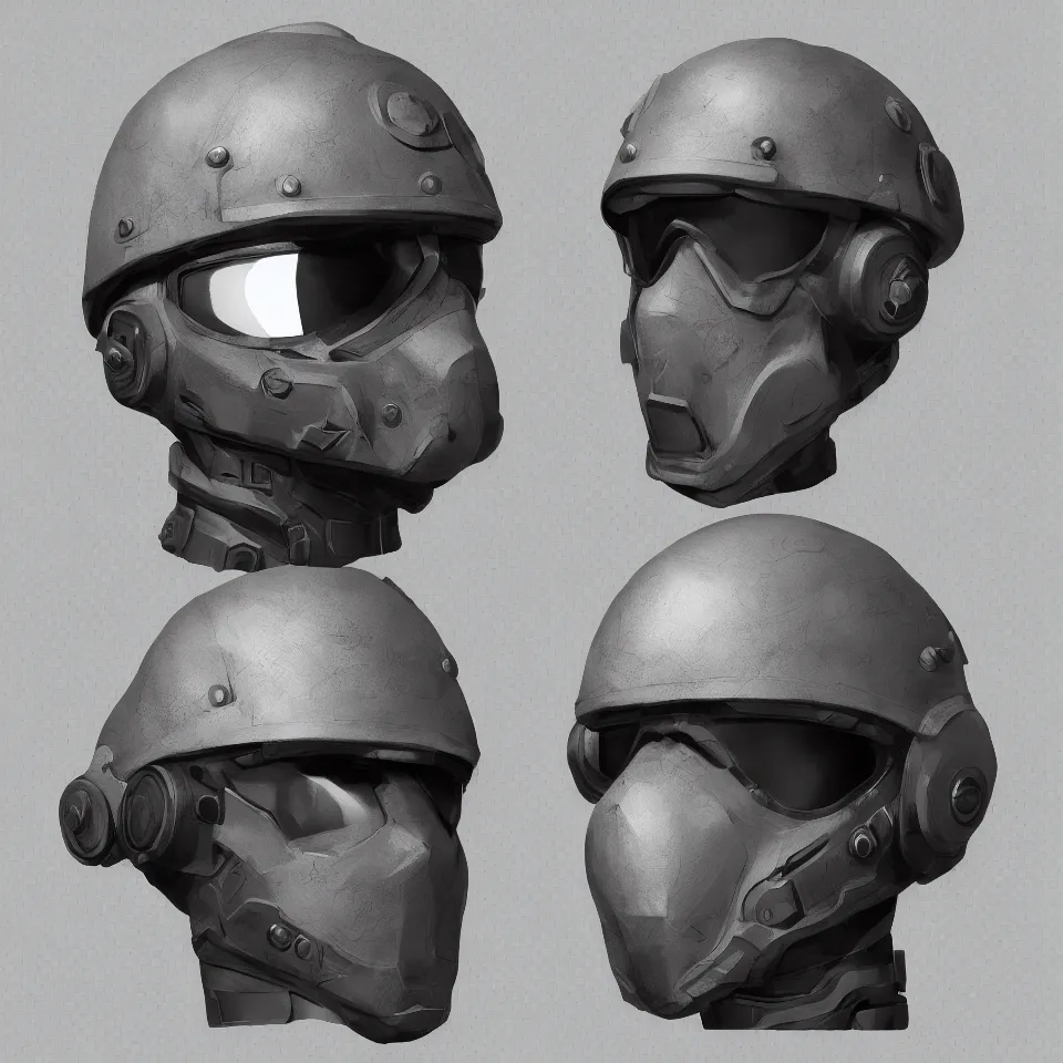 Image similar to front view person solider cyber headgear combat vision helmet highly detailed, digital painting, hyper concept art, smooth, crisp sharp focus, simple draft aaa unreal artstation