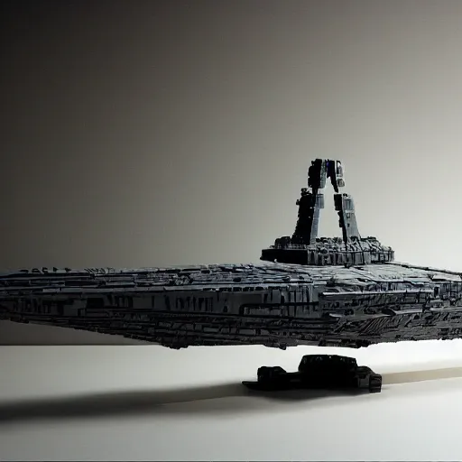 Prompt: a star destroyer from star wars