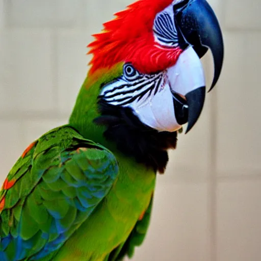 Image similar to a parrot pirate