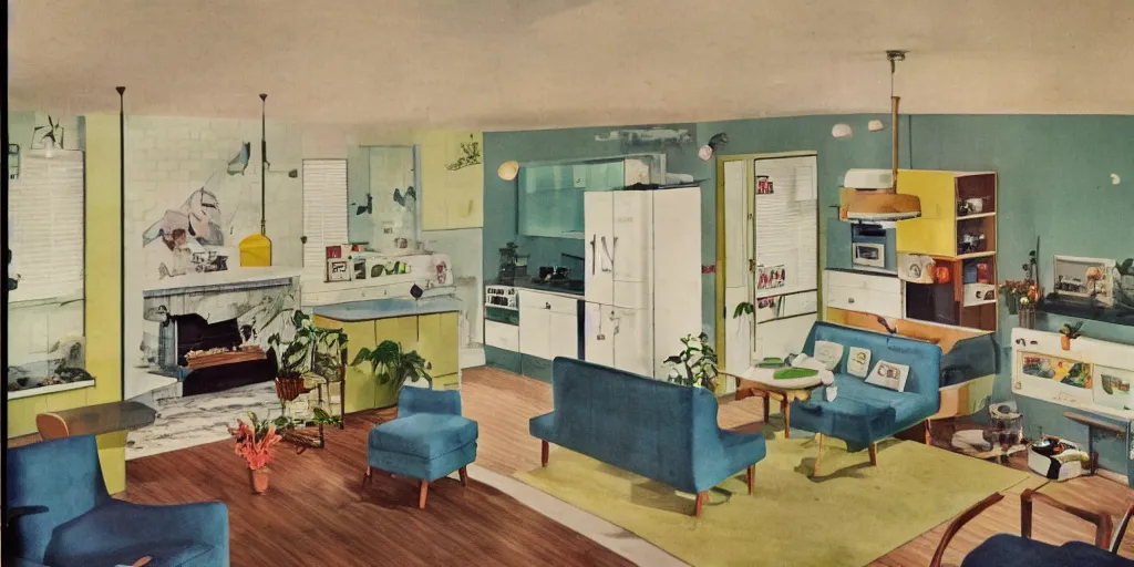 Image similar to 1 9 5 0 s home