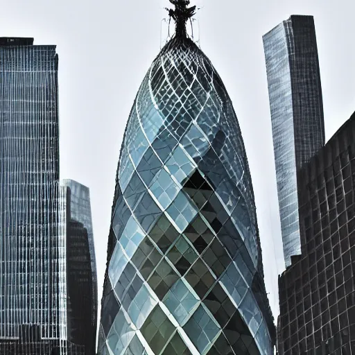 Image similar to You look at the gherkin. You think about how delicious it would be. You think about how delicious it would be if you ate it raw.