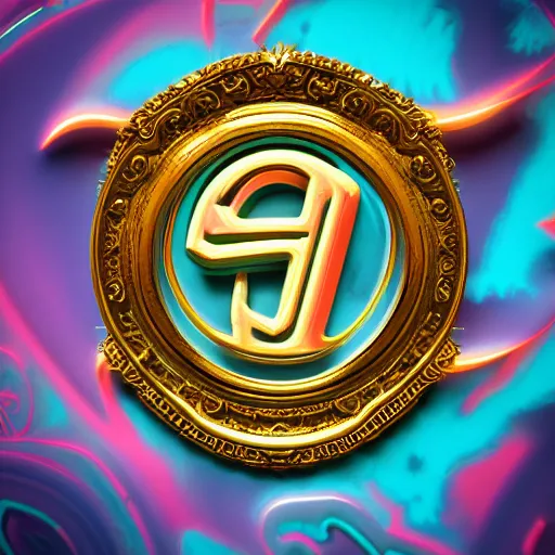 Image similar to a and w vaporwave logo, digital art, cosmic, 3 d high definition, trending on art station, photorealistic, high resolution, 8 k, octane, hyper detailed, insane details, intricate, elite, ornate, elegant trend, highly detailed and intricate, sharp focus, photography, unreal engine