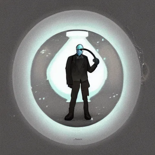 Prompt: “Walter white holding a portal gun in a portal 2 chamber”