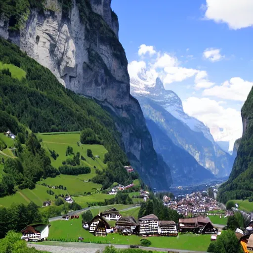 Prompt: lauterbrunnen