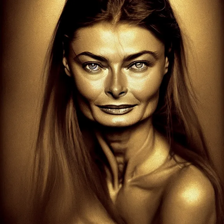 Prompt: epic professional digital art of startling young paulina porizkova - raw, faint golden moody atmospheric lighting, painted, intricate, detailed, detailed, foreboding, by leesha hannigan, wayne haag, reyna rochin, ignacio fernandez rios, mark ryden, iris van herpen, epic, stunning, gorgeous, much wow, cinematic, masterpiece