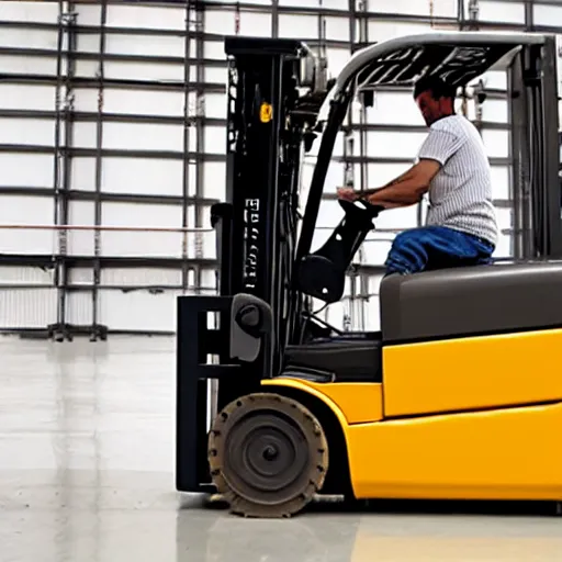 Image similar to non - certified forklift operator