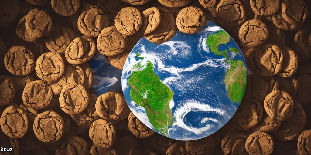 Prompt: Earth being cut by a cookie, realistic 4k octane beautifully detailed render, 4k post-processing, highly detailed, intricate complexity, epic composition, magical atmosphere, cinematic lighting, masterpiece, ultra hd