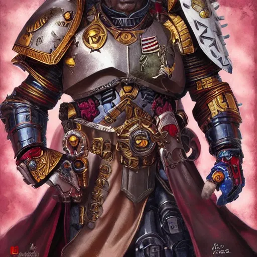 Prompt: Bill Cosby as the emperor of humanity from warhammer 40k made by stanly artgerm lau, wlop, rossdraws, james jean, andrei riabovitchev ,marc simonetti