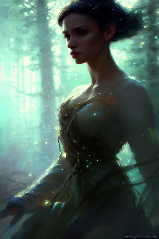 Image similar to cinematic shot of an epic portrait of a fairy dressed in military clothes, shiny skin, beautiful eyes, beautiful, small details, night setting, realistic poster with volumetric light from craig mallism, artgerm, jeremy lipkin and michael garmash, unreal engine, radiant light, detailed and complex environment, digital art, trends at art station, a masterpiece