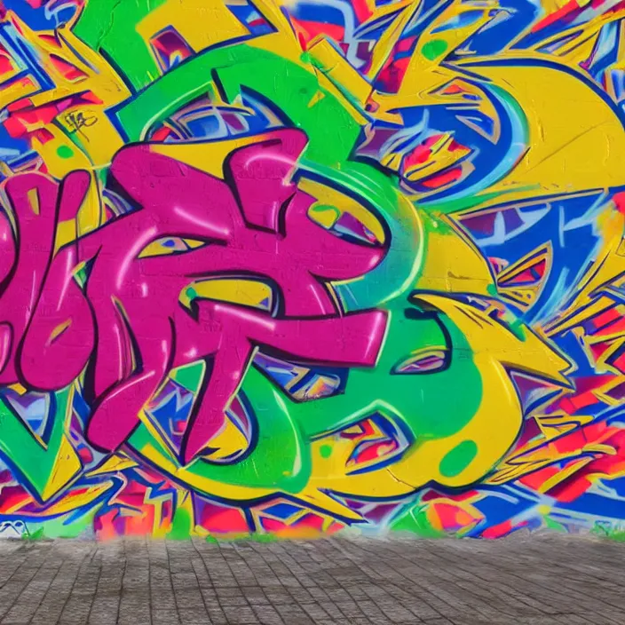 Prompt: graffiti of the word'sorrel ', inside the colorful 3 d graffiti realm, high definition image, extremely detailed and intricate