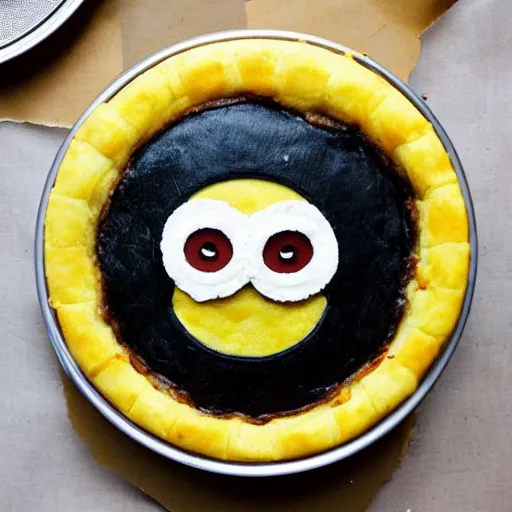 Prompt: minion pie