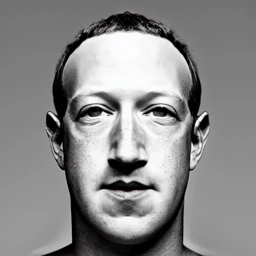 Prompt: Photography of Bald Mark Zuckerberg