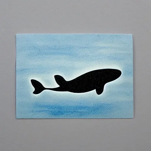 Prompt: a tiny whale
