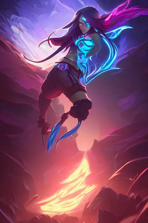 Live Wallpaper-WORLD (Katarina League of Legends) Asinjuasflora -  Illustrations ART street