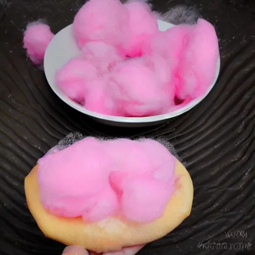 Image similar to Pizza flavored cotton candy