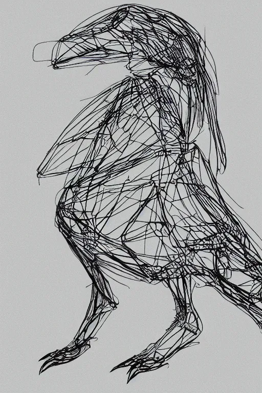 Image similar to A griffon teacher, Wireframe, by Andrew Wyeth, 70mm, Reflection lumen mapping, trending on artstation, artstationHD, artstationHQ, 4k, 8k