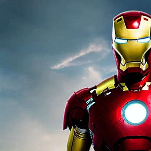 Prompt: elon musk as iron man, cinematic