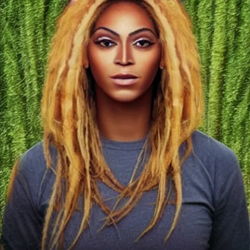 Image similar to bee with human face resembling beyonce