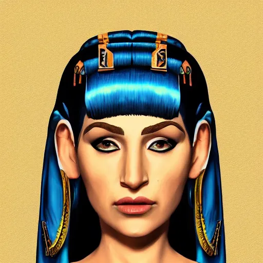 Prompt: a sketch drawing, cleopatra in our time, portrait, full body, by gabo mendoza, trending on artstation