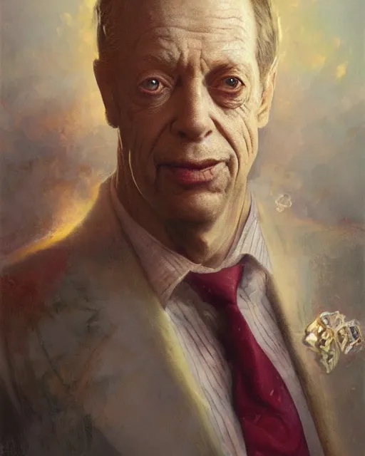 Image similar to portrait of don knotts from incredible mr limpet, character portrait, ultra realistic, concept art, intricate details, highly detailed by greg rutkowski, gaston bussiere, craig mullins, simon bisley