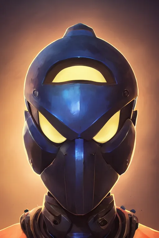 Image similar to epic mask helmet robot ninja portrait stylized as fornite style game design fanart by concept artist gervasio canda, behance hd by jesper ejsing, by rhads, makoto shinkai and lois van baarle, ilya kuvshinov, rossdraws global illumination radiating a glowing aura global illumination ray tracing hdr render in unreal engine 5