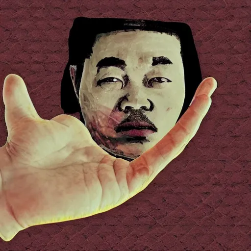 Prompt: gang sign from'javanese gangster ', hyperrealistic