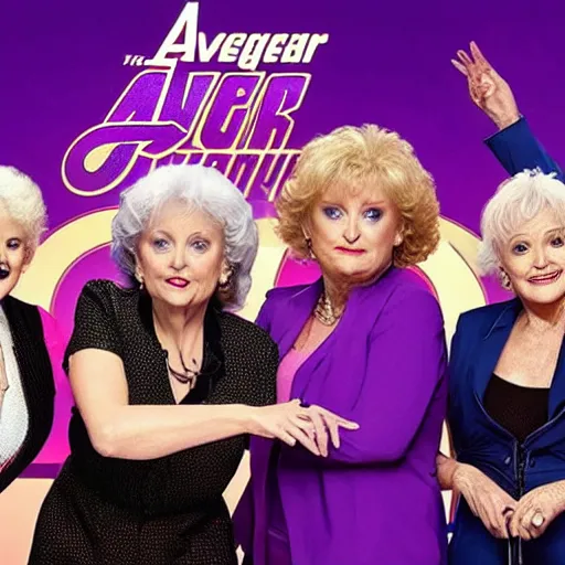 Image similar to the Golden Girls cast in Avengers Endgame (2019)