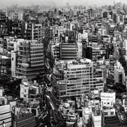 Prompt: a photograph of modern Tokyo transformed into an ancient Greek metropolis