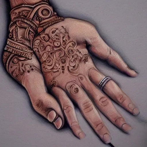 Image similar to human hand, intricate, highly detailed, photorealistic,