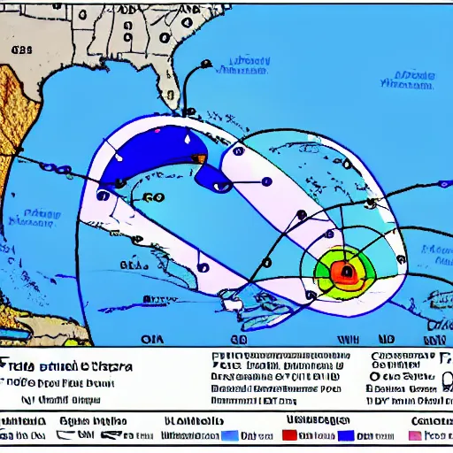 Prompt: florida weather map