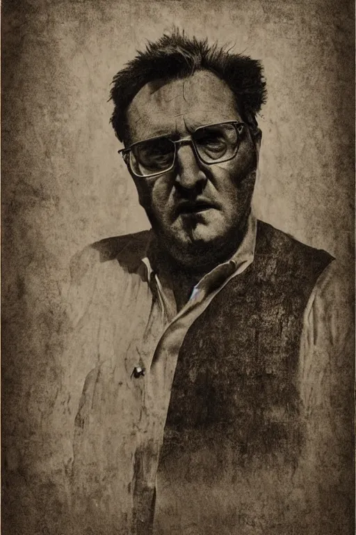 Prompt: bowser, portrait, full body, symmetrical features, silver iodide, 1 8 8 0 photograph, sepia tone, aged paper, sergio leone, master prime lenses, cinematic