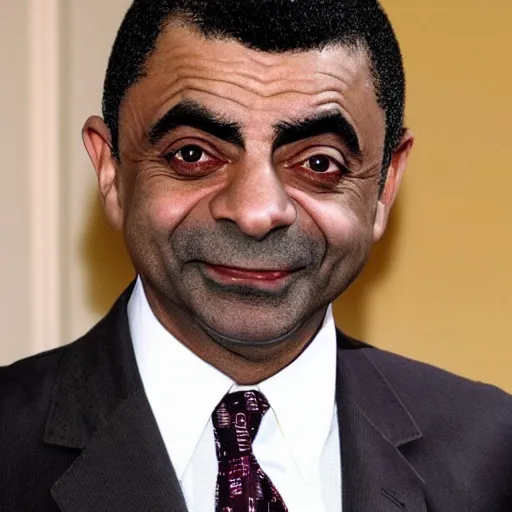 Image similar to african american rowan atkinson